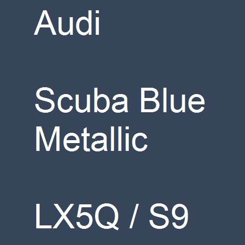 Audi, Scuba Blue Metallic, LX5Q / S9.